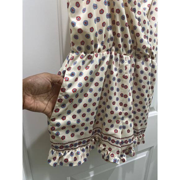 Tularosa Amelia Romper in Polka Dot Scarf Sz M - Picture 3 of 9